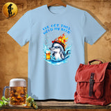MyDesigns Physical Item Light Blue / S Firehead Dolphin T-Shirt