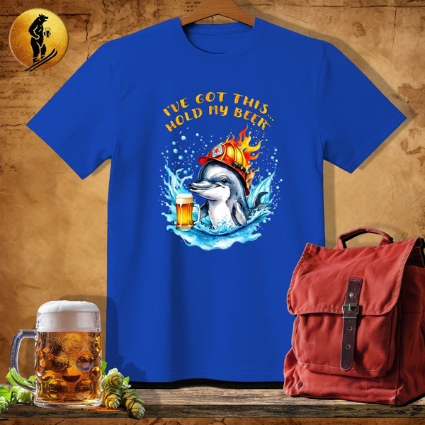 MyDesigns Physical Item Royal / S Firehead Dolphin T-Shirt