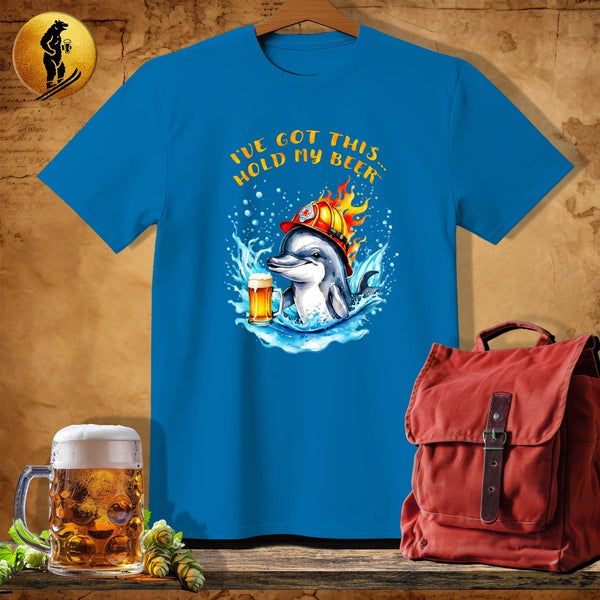 MyDesigns Physical Item Sapphire / S Firehead Dolphin T-Shirt