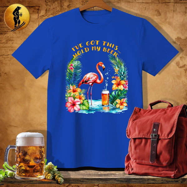 MyDesigns Physical Item Royal / S Flamingo Sips T-Shirt