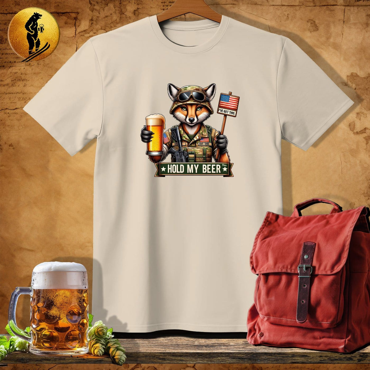 MyDesigns Physical Item Sand / S Fox Force Troop T-Shirt
