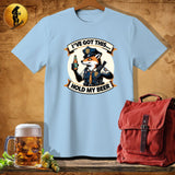 MyDesigns Physical Item Light Blue / S Fox Police T-Shirt