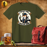 MyDesigns Physical Item Military Green / S Fox Police T-Shirt