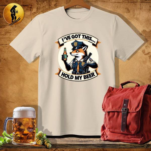 MyDesigns Physical Item Sand / S Fox Police T-Shirt