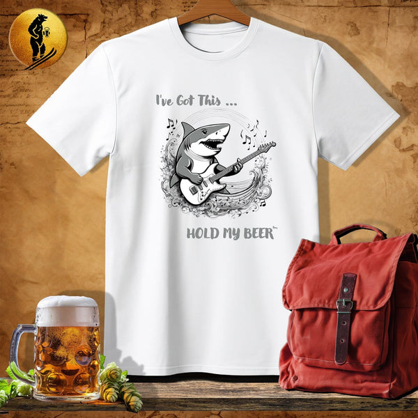 MyDesigns Physical Item White / S Funky Shark T-Shirt