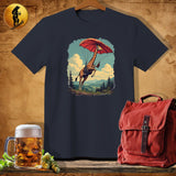 MyDesigns Physical Item Dark Heather / S Giraffe Drop T-Shirt