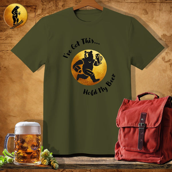 MyDesigns Physical Item Military Green / S Gizzly Gridiron T-Shirt
