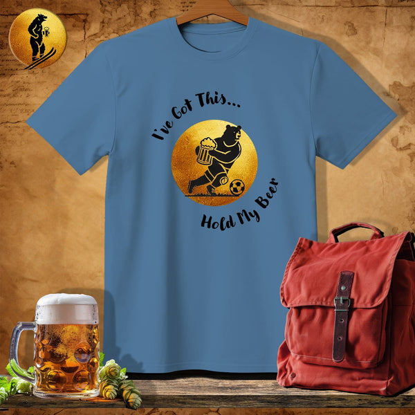 MyDesigns Physical Item Heather Indigo / S Goal Grizzzly T-Shirt