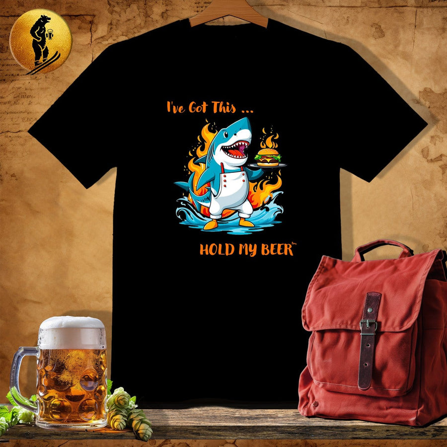 MyDesigns Physical Item Black / S Grill Shark T-Shirt