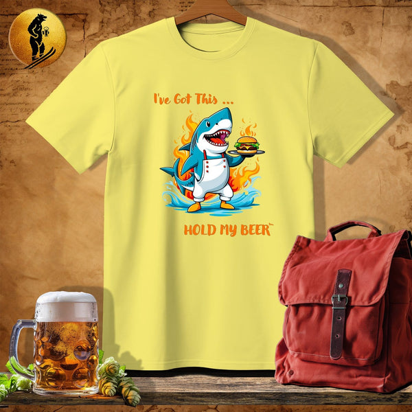 MyDesigns Physical Item Cornsilk / S Grill Shark T-Shirt