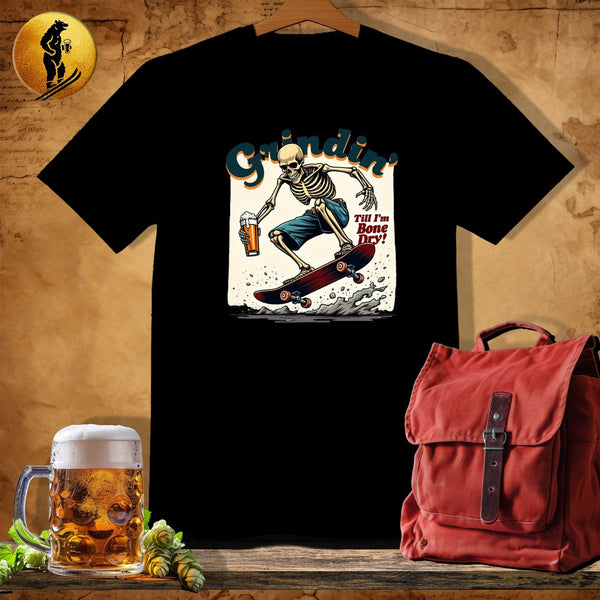 MyDesigns Physical Item Black / S Grindin T-Shirt