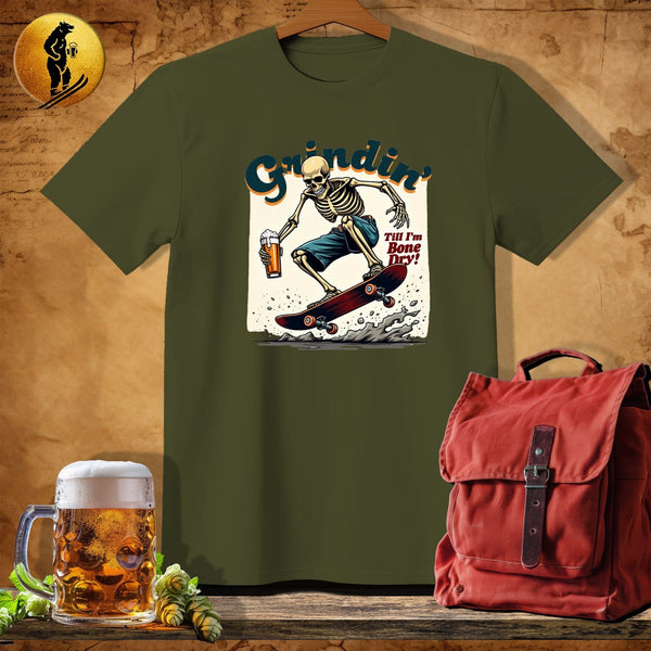 MyDesigns Physical Item Military Green / S Grindin T-Shirt
