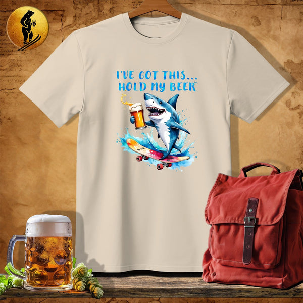 MyDesigns Physical Item Sand / S Half Pipe Shark T-Shirt