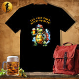 MyDesigns Physical Item Black / S Hot Shot Turtle T-Shirt