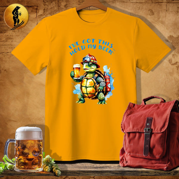 MyDesigns Physical Item Gold / S Hot Shot Turtle T-Shirt