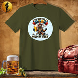 MyDesigns Physical Item Military Green / S HotShot Raptor Bear T-Shirt