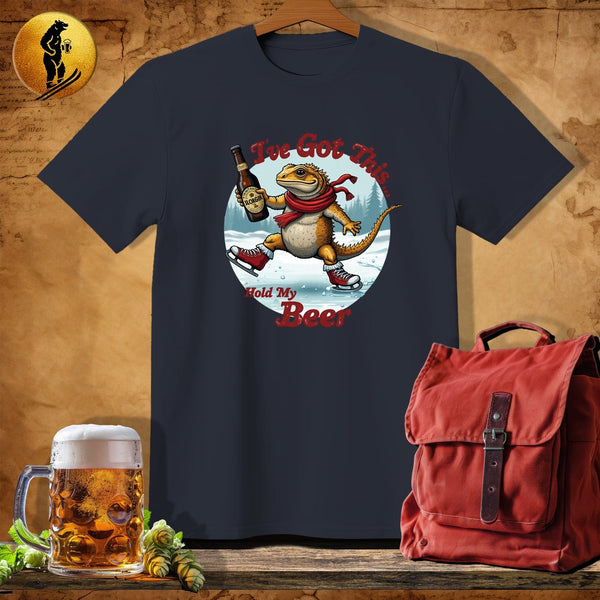 MyDesigns Physical Item Dark Heather / S Icyguana T-Shirt