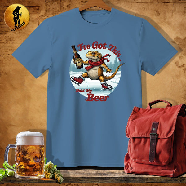MyDesigns Physical Item Heather Indigo / S Icyguana T-Shirt