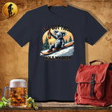 MyDesigns Physical Item Dark Heather / S Koala Carve T-Shirt