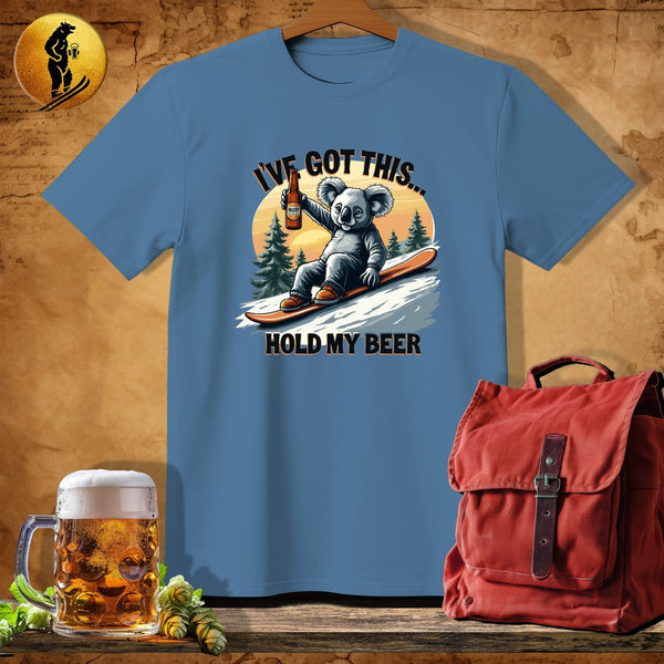 MyDesigns Physical Item Heather Indigo / S Koala Carve T-Shirt