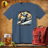 MyDesigns Physical Item Navy Heather / S Koala Carve T-Shirt