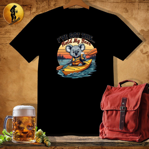 MyDesigns Physical Item Black / S Koala Coasting T-Shirt