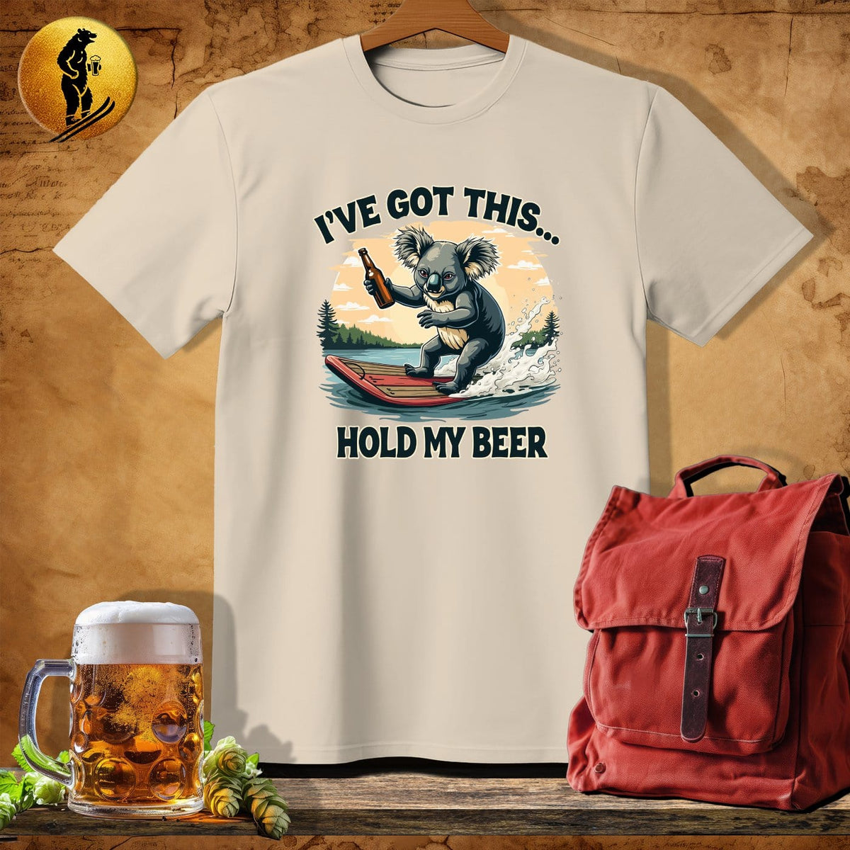 MyDesigns Physical Item Sand / S Koala Kahuna T-Shirt