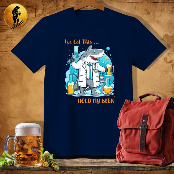 MyDesigns Physical Item Navy / S Lab Shark T-Shirt