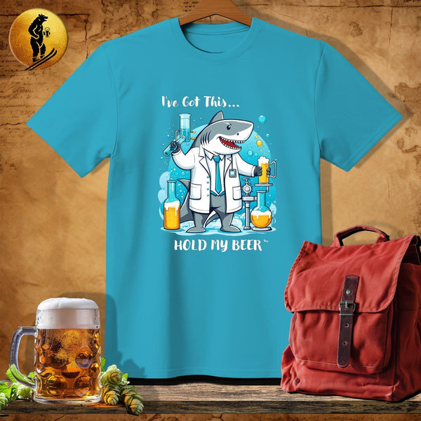 MyDesigns Physical Item Tropical Blue / S Lab Shark T-Shirt