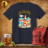 MyDesigns Physical Item Dark Heather / S Lifeguard Star T-Shirt