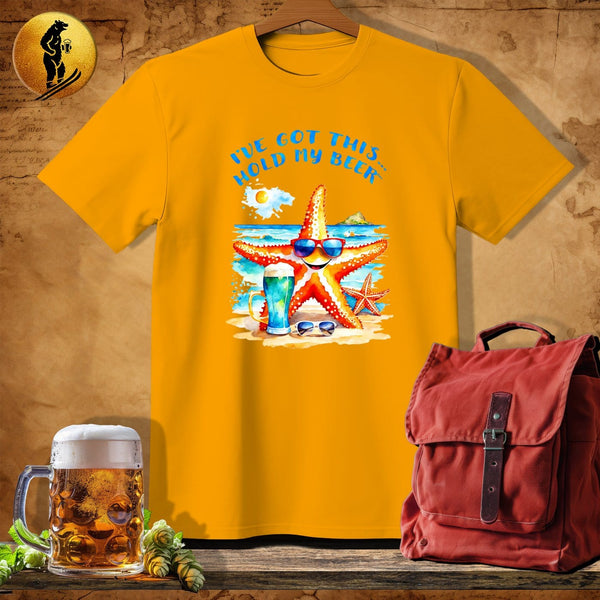 MyDesigns Physical Item Gold / S Lifeguard Star T-Shirt