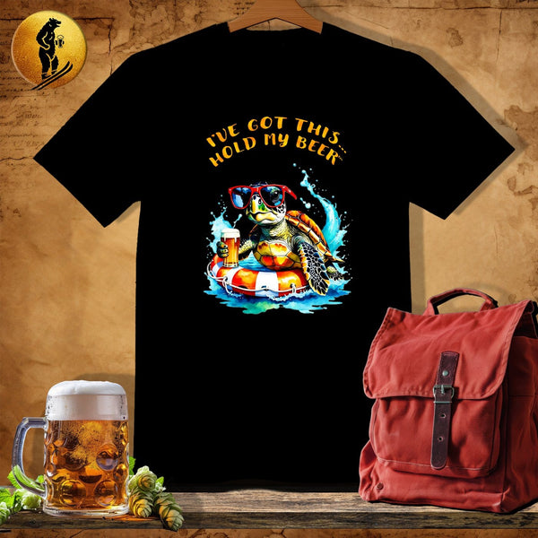 MyDesigns Physical Item Black / S Lifeguard Turtle T-Shirt