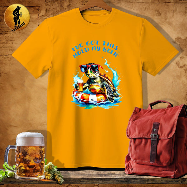 MyDesigns Physical Item Gold / S Lifeguard Turtle T-Shirt