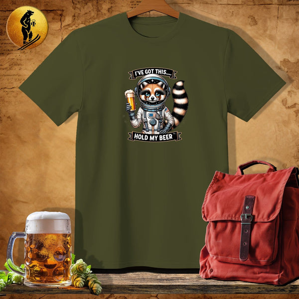 MyDesigns Physical Item Military Green / S Lunar Lemur Lily T-Shirt