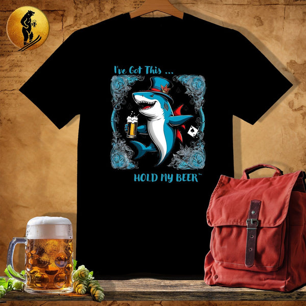 MyDesigns Physical Item Black / S Magic Shark T-Shirt