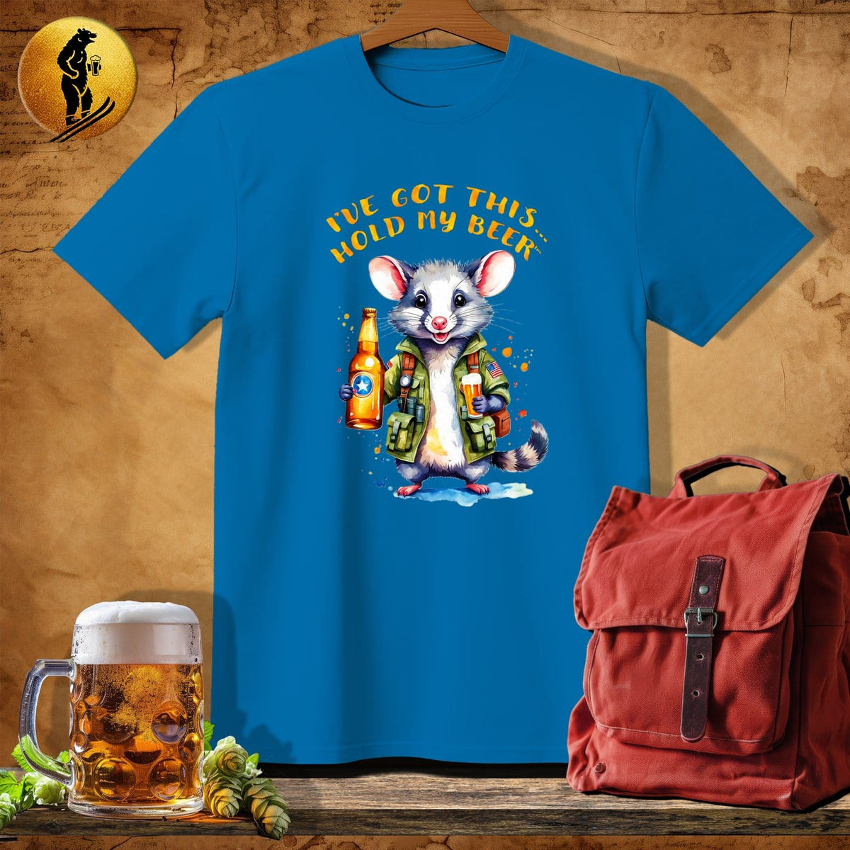 MyDesigns Physical Item Sapphire / S Medic Marsupial T-Shirt