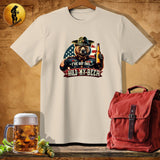 MyDesigns Physical Item Sand / S Military Pride Bear Salute T-Shirt