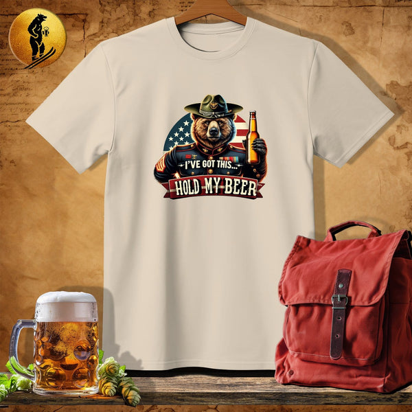 MyDesigns Physical Item Sand / S Military Pride Bear Salute T-Shirt