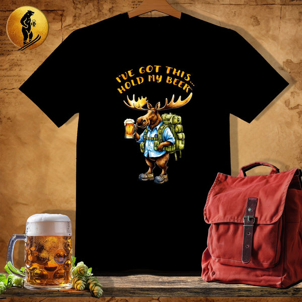 MyDesigns Physical Item Black / S Moose Duty T-Shirt