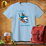 MyDesigns Physical Item Light Blue / S Mountain Shark T-Shirt