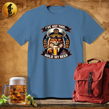 MyDesigns Physical Item Heather Indigo / S Navy Cat T-Shirt