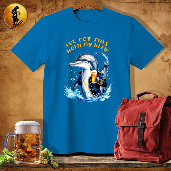 MyDesigns Physical Item Sapphire / S Navy Dolphin T-Shirt