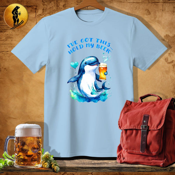 MyDesigns Physical Item Light Blue / S Nurse-Whale T-Shirt