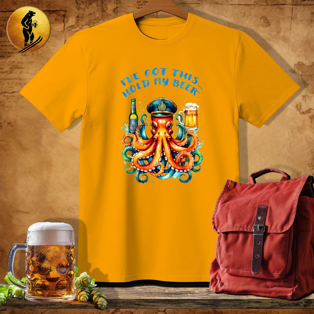 MyDesigns Physical Item Gold / S Octo Sergeant T-Shirt