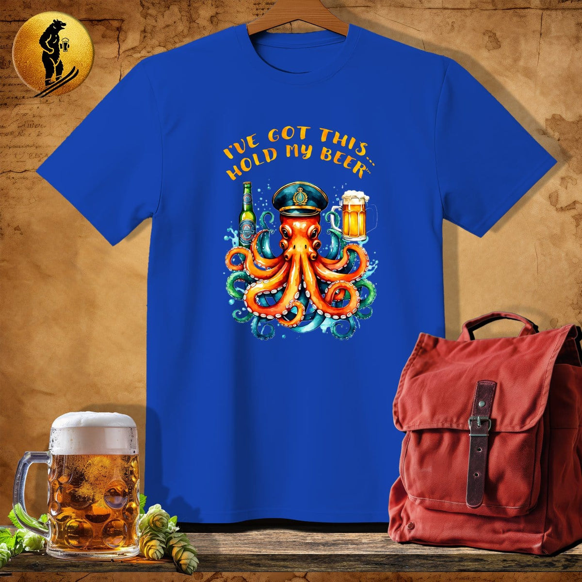 MyDesigns Physical Item Royal / S Octo Sergeant T-Shirt