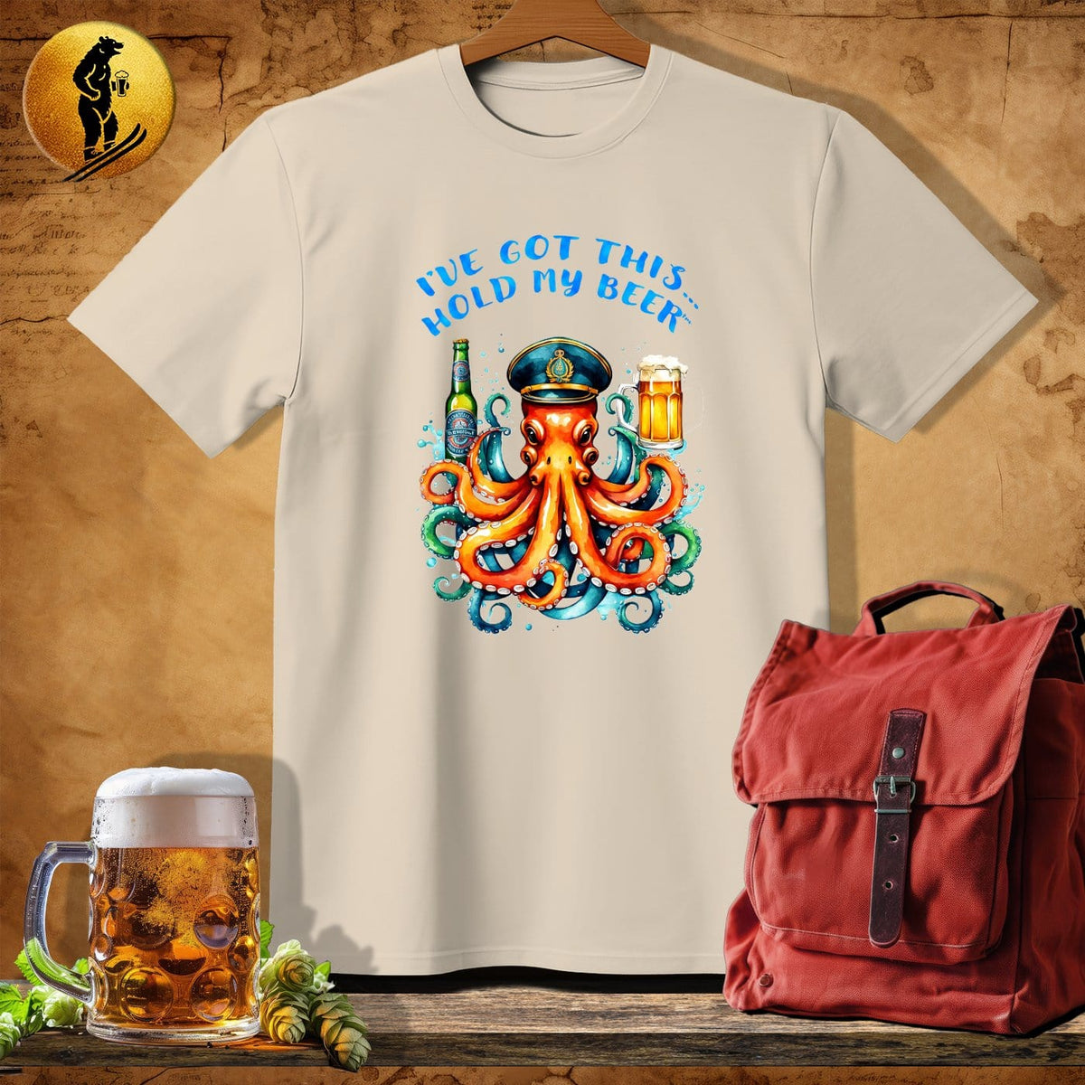 MyDesigns Physical Item Sand / S Octo Sergeant T-Shirt