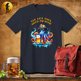 MyDesigns Physical Item Dark Heather / S OctoFirefighter T-Shirt