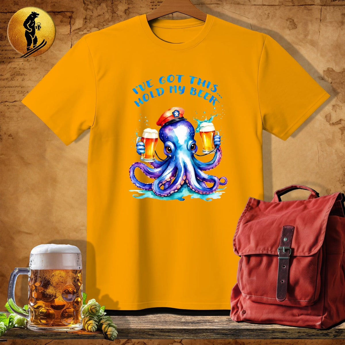 MyDesigns Physical Item Gold / S OctoMedic T-Shirt