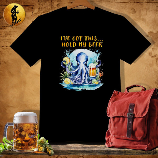 MyDesigns Physical Item Black / S Octoput Bartender T-Shirt