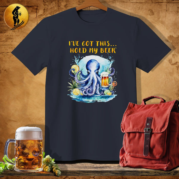 MyDesigns Physical Item Dark Heather / S Octoput Bartender T-Shirt